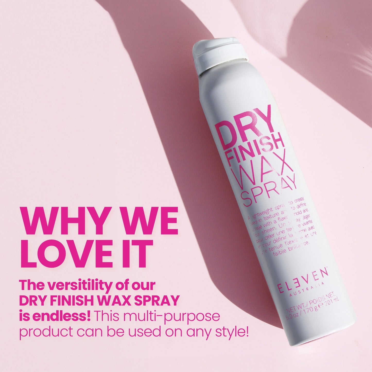 DRY FINISH WAX SPRAY 6 OZ