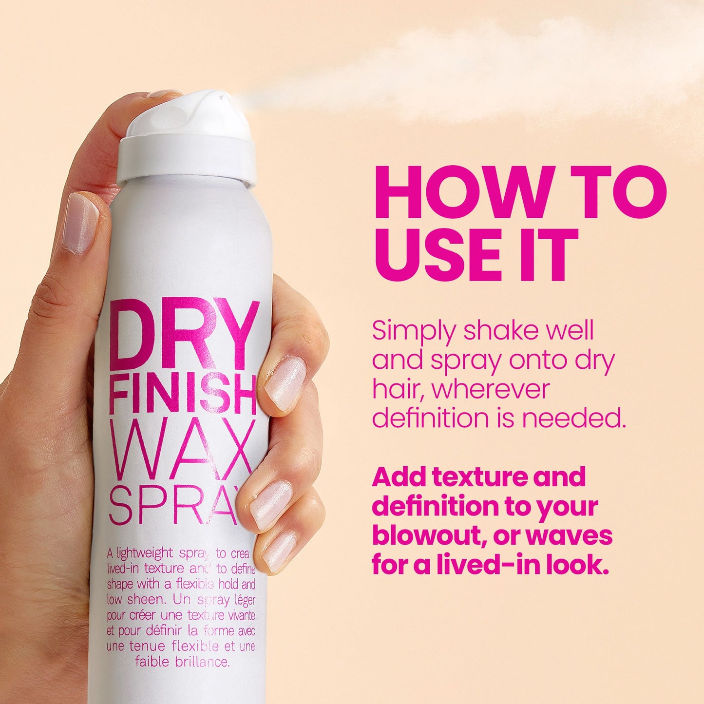 DRY FINISH WAX SPRAY 6 OZ