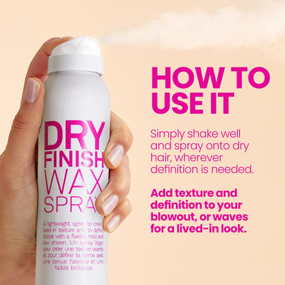 DRY FINISH WAX SPRAY 6 OZ